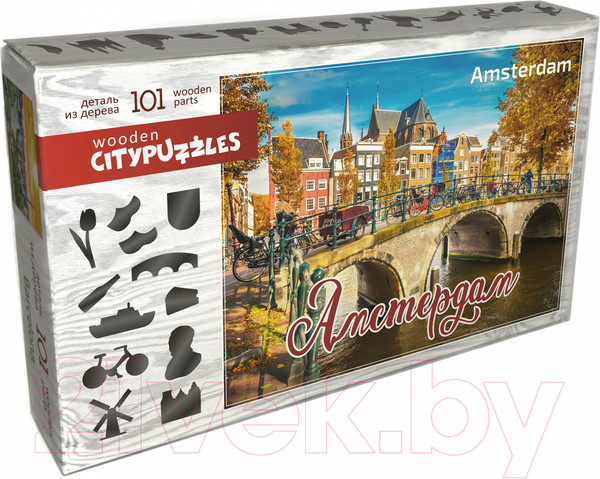 Изображение товара Пазл Нескучные игры Амстердам Citypuzzles / 8220