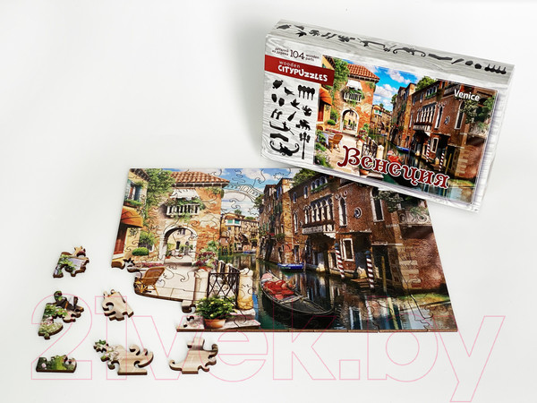 Изображение товара Пазл Нескучные игры Венеция Citypuzzles / 8185