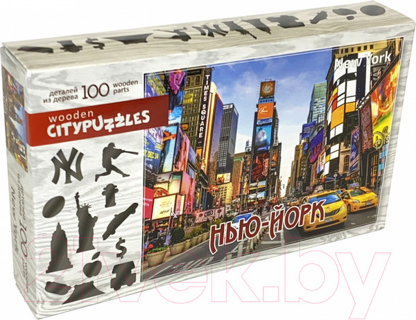 Изображение товара Пазл Нескучные игры Нью-Йорк Citypuzzles / 8229