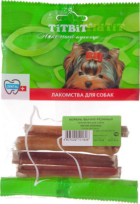 Изображение товара Лакомство для собак TiTBiT Корень бычий резаный / 1846