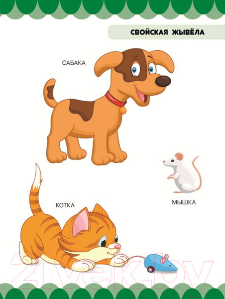 Изображение товара Развивающая книга Харвест У царстве звяроў, птушак i раслiн