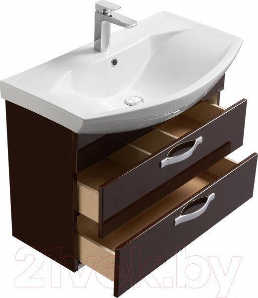 Изображение товара Тумба с умывальником Акватон Ария 80М (1A1408K0AA430)