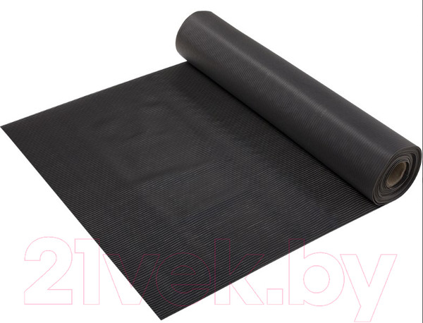 Изображение товара Ковровая дорожка VORTEX Полоска 90x1000 / 22165 (черный)