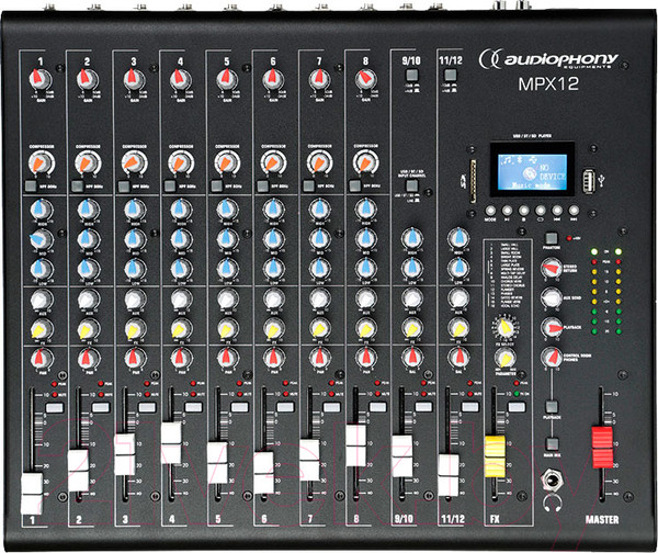 Изображение товара Микшерный пульт Audiophony MPX12