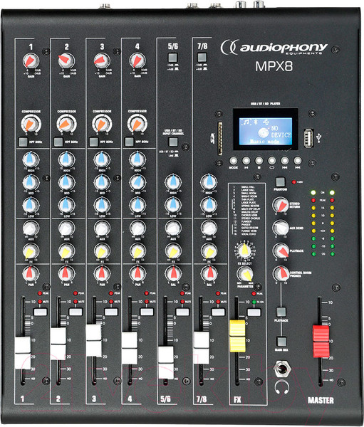 Изображение товара Микшерный пульт Audiophony MPX8