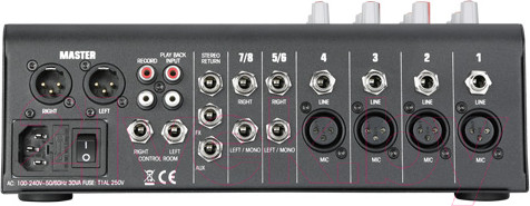 Изображение товара Микшерный пульт Audiophony MPX8