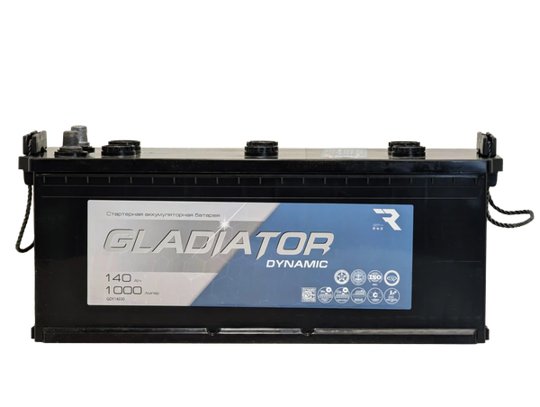 Изображение товара Автомобильный аккумулятор Gladiator Dynamic Евро 3 (140 А/ч)