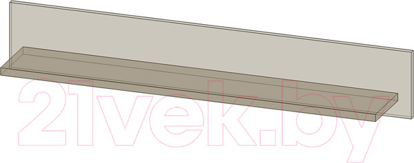 Изображение товара Полка Интерлиния Тауэр ТР-П120 (вудлайн кремовый/дуб венге)