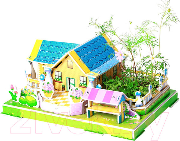 Изображение товара Набор для выращивания растений Darvish 3D Роскошная вилла / DV-T-2178-2 (31эл)