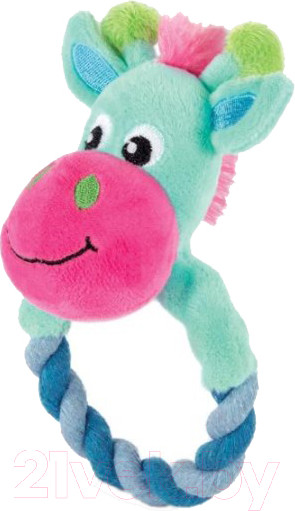 Изображение товара Игрушка для собак Triol Жираф с кольцом / 12141128
