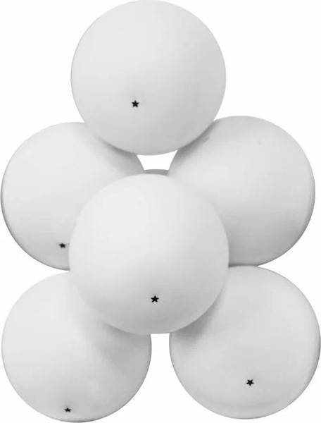 Изображение товара Набор мячей для настольного тенниса Atemi 1* (6шт, белый)