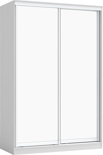 Изображение товара Шкаф-купе Кортекс-мебель Сенатор ШК10 Классика зеркало (белый)