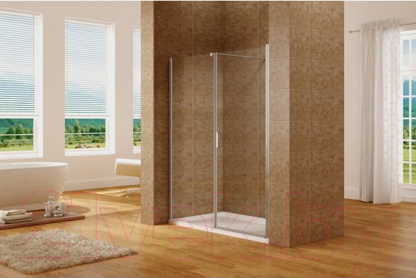 Изображение товара Душевая дверь Aquanet Cinetic 80 / AE12-N-80H190U-CT (прозрачное стекло)