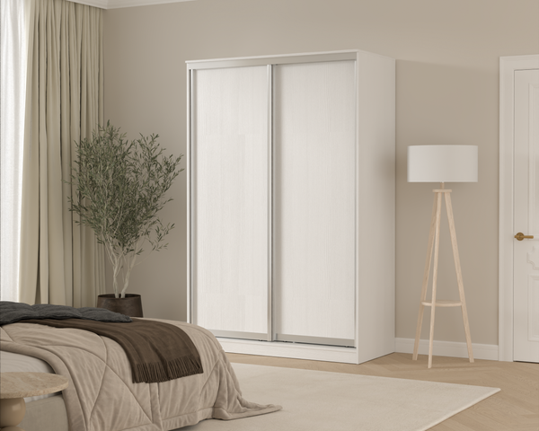 Изображение товара Шкаф-купе Кортекс-мебель Сенатор ШК10-45 Классика ДСП (белый)