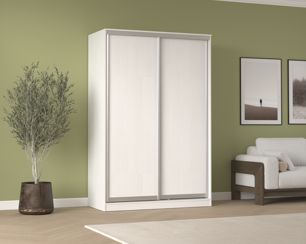 Изображение товара Шкаф-купе Кортекс-мебель Сенатор ШК10-45 Классика ДСП (белый)