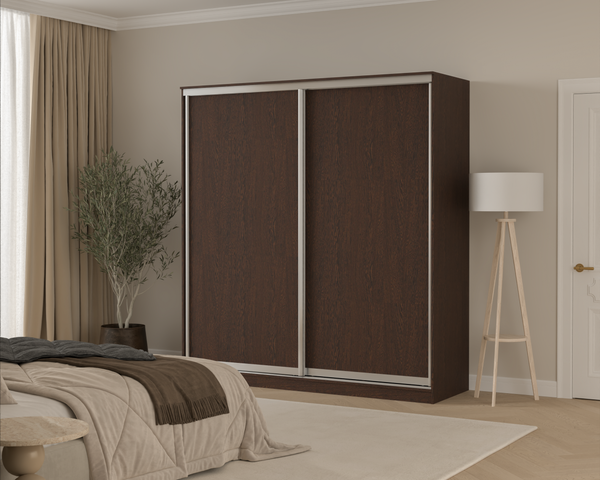 Изображение товара Шкаф-купе Кортекс-мебель Сенатор ШК12 Классика ДСП (венге)