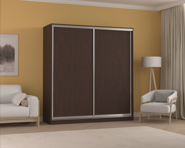 Изображение товара Шкаф-купе Кортекс-мебель Сенатор ШК12 Классика ДСП (венге)