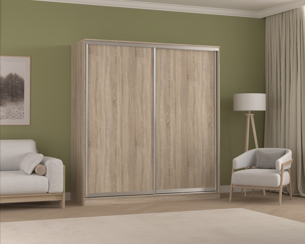 Изображение товара Шкаф-купе Кортекс-мебель Сенатор ШК12 Классика ДСП (дуб сонома)