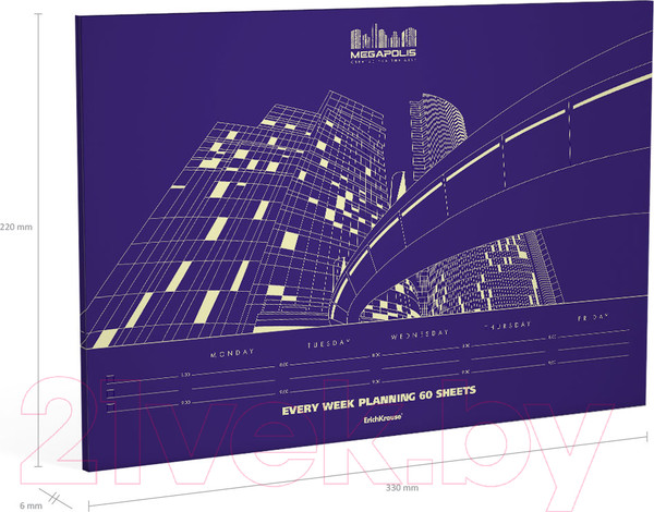 Изображение товара Планинг Erich Krause Every Week Megapolis / 44405