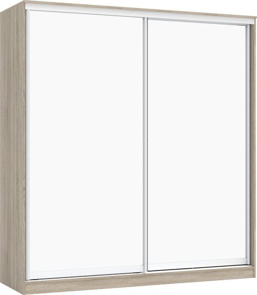 Изображение товара Шкаф-купе Кортекс-мебель Сенатор ШК12 Классика зеркало (дуб сонома)