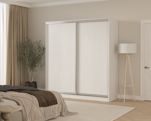 Изображение товара Шкаф-купе Кортекс-мебель Сенатор ШК12-45 Классика ДСП (белый)