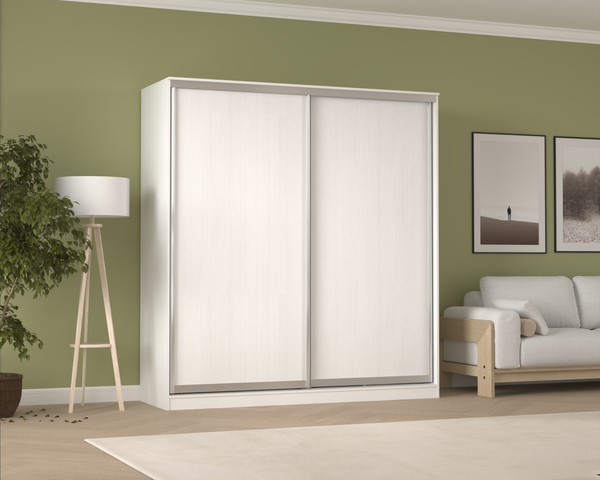 Изображение товара Шкаф-купе Кортекс-мебель Сенатор ШК12-45 Классика ДСП (белый)