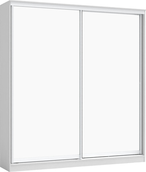 Изображение товара Шкаф-купе Кортекс-мебель Сенатор ШК12-45 Классика зеркало (белый)