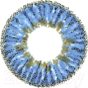 Изображение товара Комплект контактных линз Hera Elegance Blue Sph-0.00 (2шт)