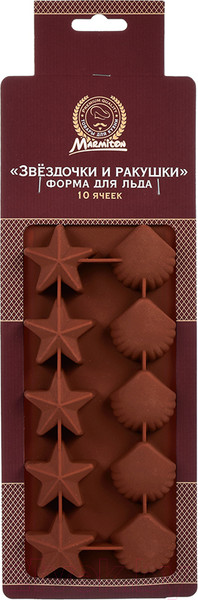 Изображение товара Форма для льда Marmiton Звездочки и ракушки 16002