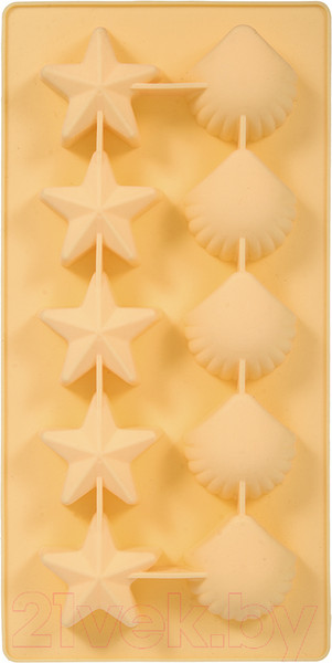 Изображение товара Форма для льда Marmiton Звездочки и ракушки 16002