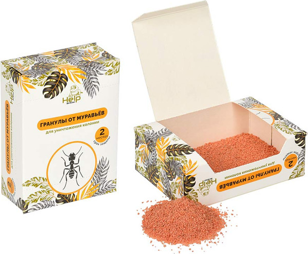 Изображение товара Концентрат от насекомых Help Гранулы от муравьев 80277 (80г)