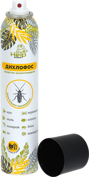 Изображение товара Аэрозоль от насекомых Help Инсектицидный / 80222 (180мл)