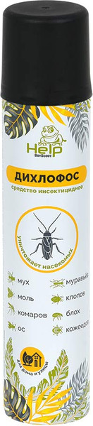 Изображение товара Аэрозоль от насекомых Help Инсектицидный / 80222 (180мл)