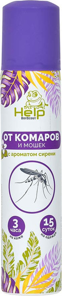 Изображение товара Аэрозоль от насекомых Help Сирень 80218 (75мл)