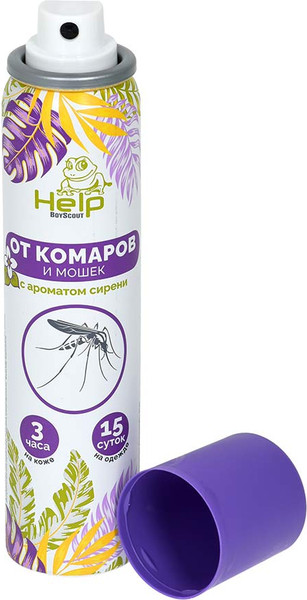 Изображение товара Аэрозоль от насекомых Help Сирень 80218 (75мл)