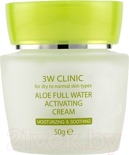 Изображение товара Крем для лица 3W Clinic Aloe Full Water Activating (50г)