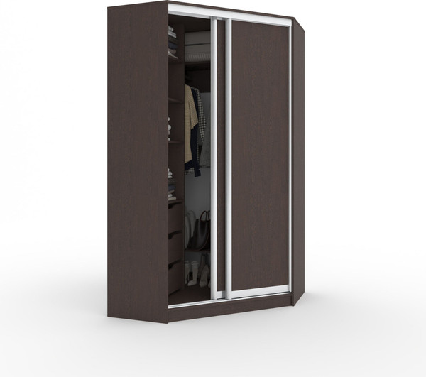 Изображение товара Шкаф-купе Кортекс-мебель Сенатор ШК30 Классика ДСП (венге)