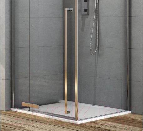 Изображение товара Душевой уголок Aquanet Ideal 140x90 / AE-AXC94MZ-S-C (прозрачное стекло/хром)