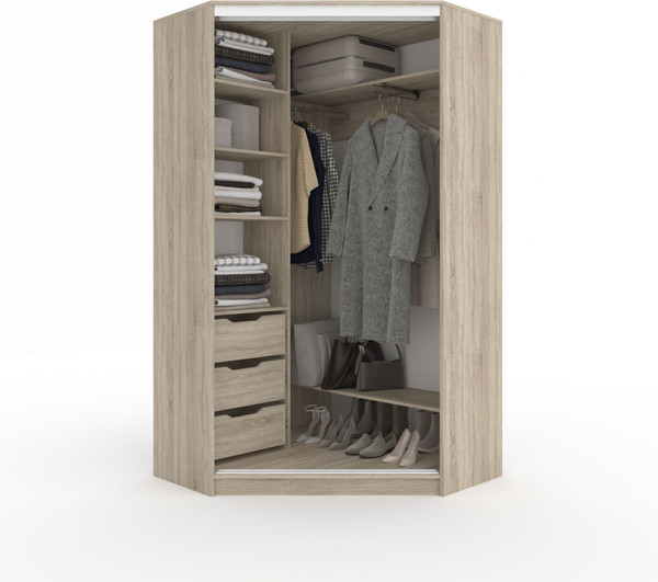 Изображение товара Шкаф-купе Кортекс-мебель Сенатор ШК30 Классика ДСП (дуб сонома)