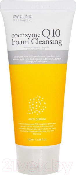 Изображение товара Пенка для умывания 3W Clinic Coenzyme Q10 Foam Cleansing (100мл)