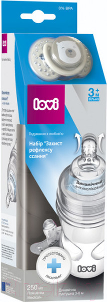 Изображение товара Бутылочка для кормления Lovi Buddy Bear / 0205exp (250мл)