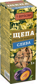 Изображение товара Щепа для копчения Boyscout Слива 61197 (1л)