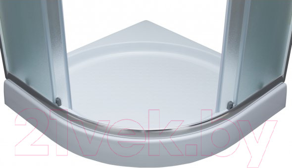 Изображение товара Душевой уголок Aquanet Полукруглый 80x80 / SE-800Q (узорчатое стекло)