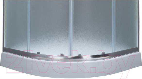 Изображение товара Душевой уголок Aquanet Полукруглый 80x80 / SE-800Q (узорчатое стекло)