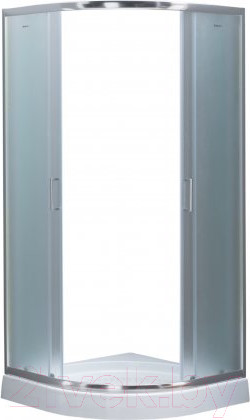 Изображение товара Душевой уголок Aquanet Полукруглый 80x80 / SE-800Q (узорчатое стекло)
