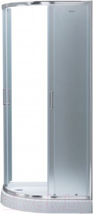 Изображение товара Душевой уголок Aquanet Полукруглый 80x80 / SE-800Q (узорчатое стекло)