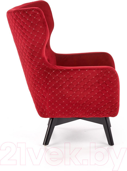 Изображение товара Кресло мягкое Halmar Marvel (бордовый/черный)