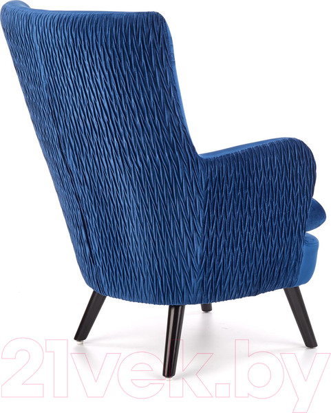 Изображение товара Кресло мягкое Halmar Ravel (темно-синий/черный)