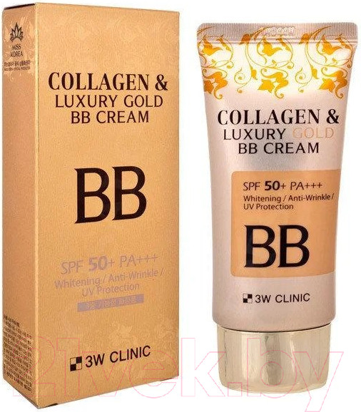 Изображение товара BB-крем 3W Clinic Collagen&Luxury Gold (50мл)