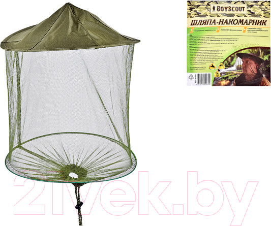 Изображение товара Накомарник для охоты и рыбалки Boyscout 61449